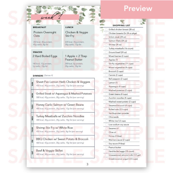 75 Heart Meal Plan Guide - Image 2