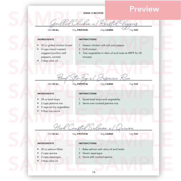 75 Heart Meal Plan Guide - Image 3